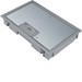 Vloercontactdoos Electraplan Hager Scharnierdeksel E04 147x247mm grijs voor 5mm vloerafdekking KDE04057011